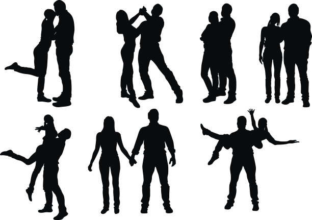 一对幸福的情侣图片下载