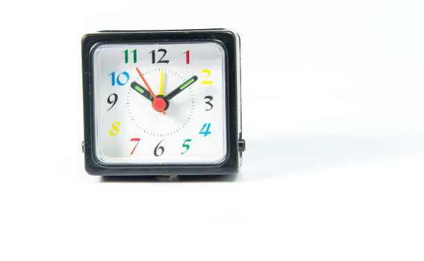 时钟白色背景图片下载