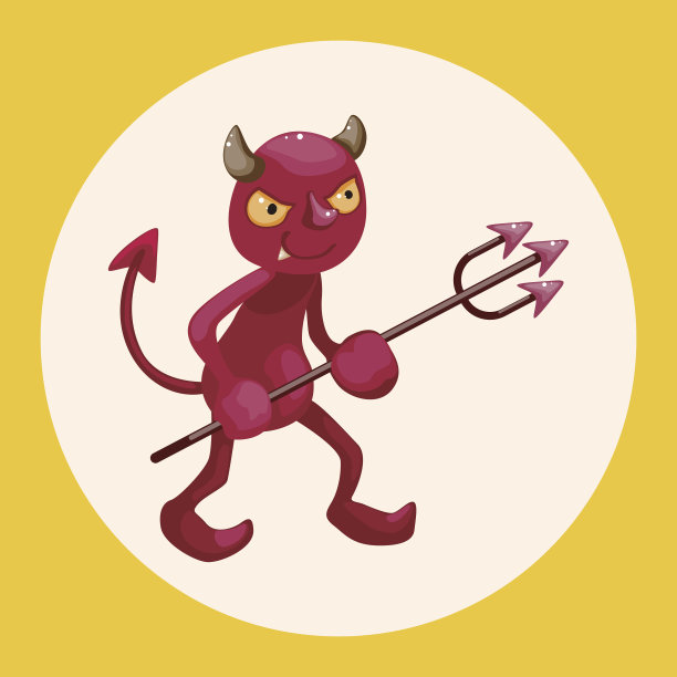 魔鬼的主题元素图片下载