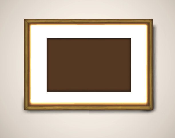 空木框架。向量图片下载