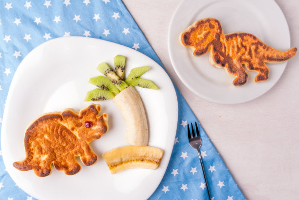 煎饼以恐龙的形式出现图片下载