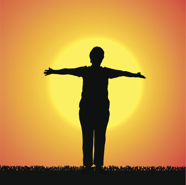 矢量剪影的女人。图片下载