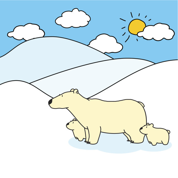 北极熊素材图片