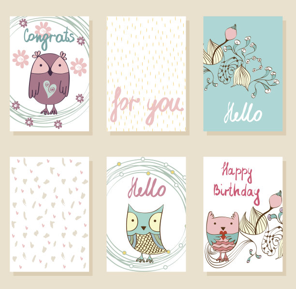 矢量艺术卡图片下载