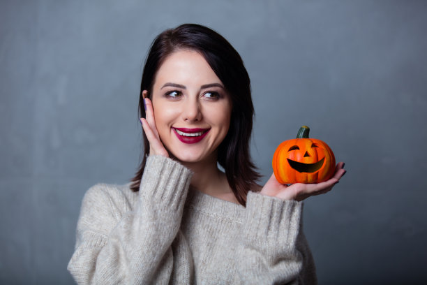 万圣节南瓜女图片下载