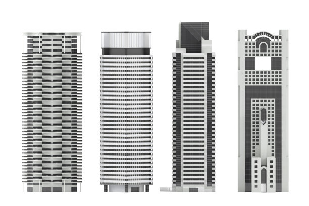 摩天大楼隔离图片下载