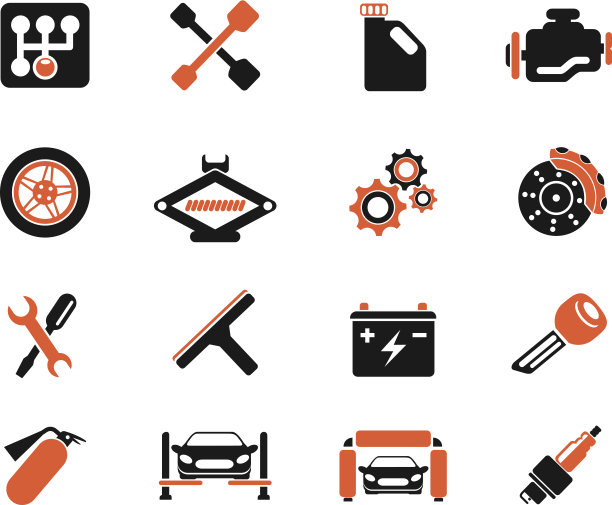汽车服务图标图片下载