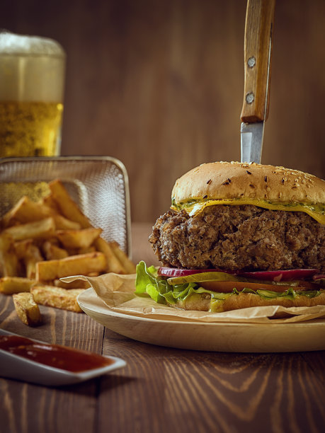 伟大的汉堡。图片下载