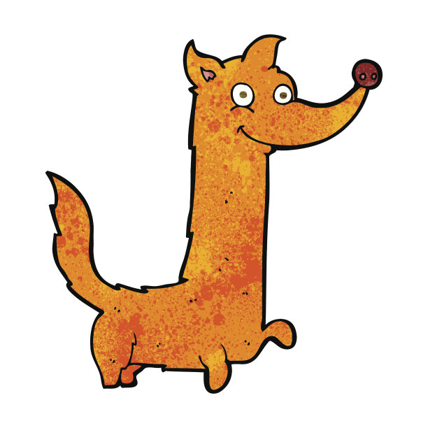 卡通狗快乐图片下载