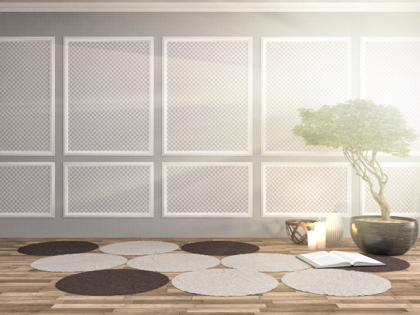 室内植物。三维演示图片下载