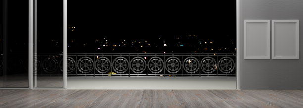 室内与空白图片框架3d渲染图片下载