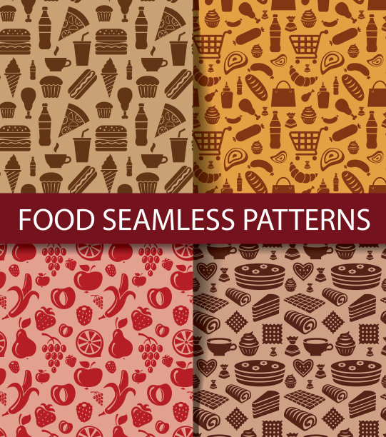 食物无缝模式图片下载