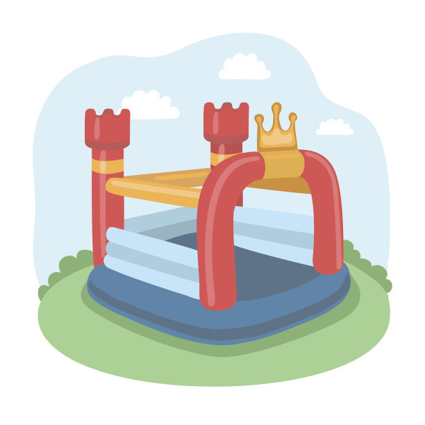 充气蹦床城堡图片下载