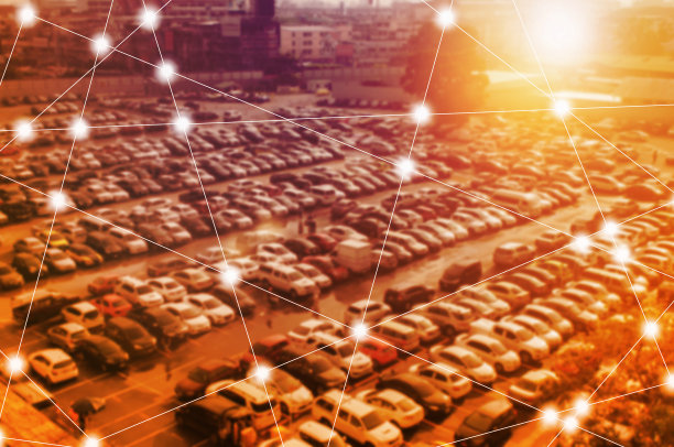 停车的背景。图片下载