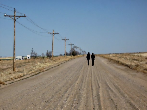 孤独的乡间小路图片下载