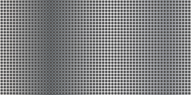 带有小孔的金属面板。向量图片下载