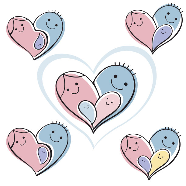 幸福的家庭的图标图片下载