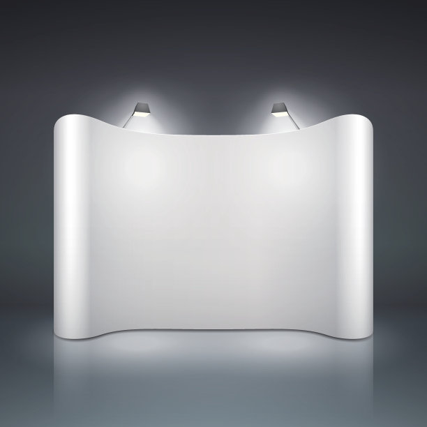 空白的设计师展会展位图片下载