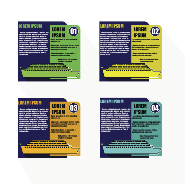 信息图模板向量插画图片下载