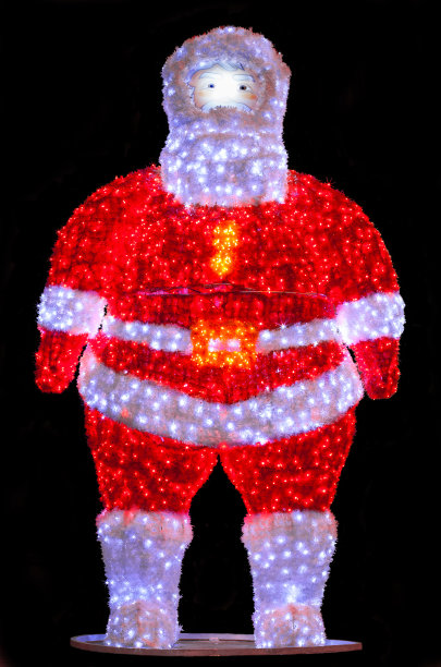 圣诞老人的圣诞夜。图片下载