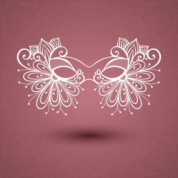 美丽的面具(矢量)图片下载