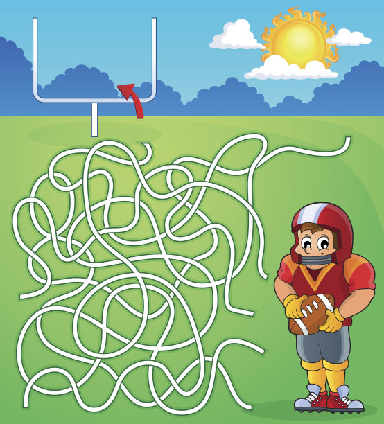 美式足球主题的迷宫5图片下载