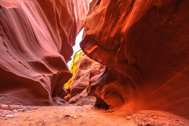 响尾蛇峡谷的颜色。图片下载