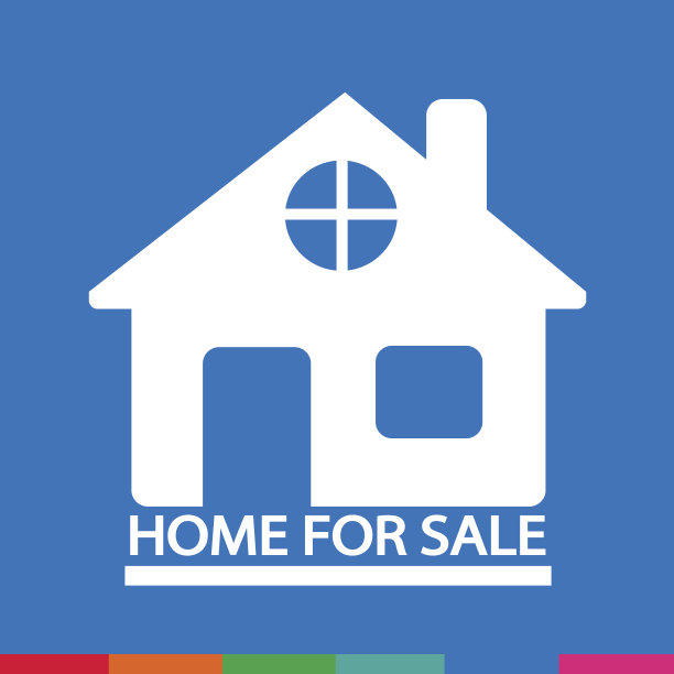 Home For Sale图标插图设计图片下载