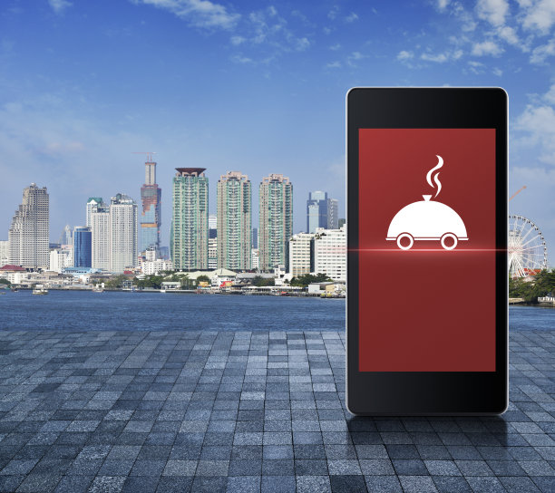 运送食品的概念图片下载