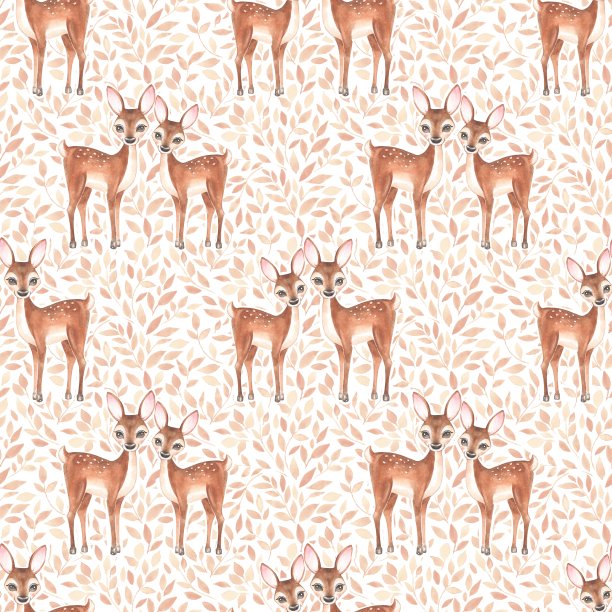 小鹿图案图片下载