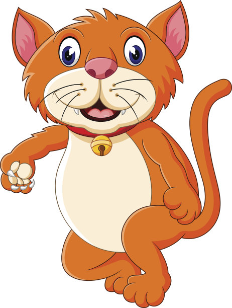 可爱的老虎卡通咆哮图片下载