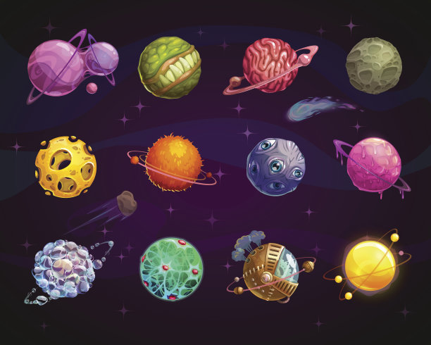 梦幻色彩星球集图片下载