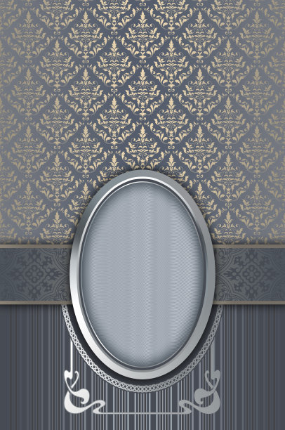 复古背景与装饰边框和框架。图片下载