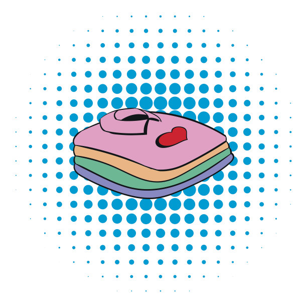 漫画风格的服装图标图片下载