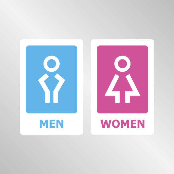 厕所标志图片下载