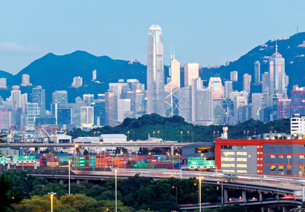 葵青货柜码头香港图片下载