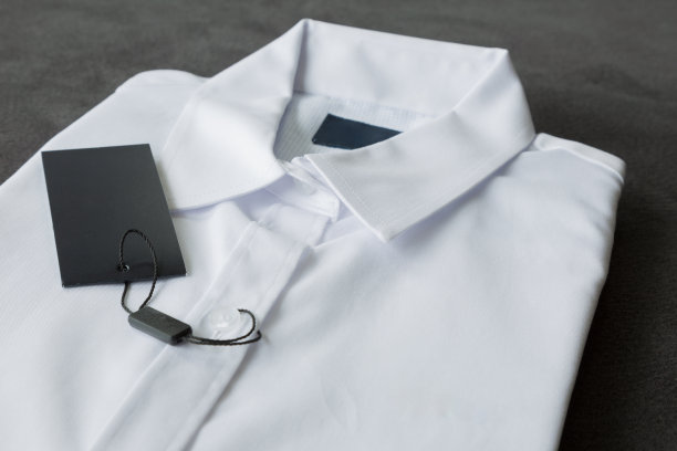 新白衬衫的特写图片下载