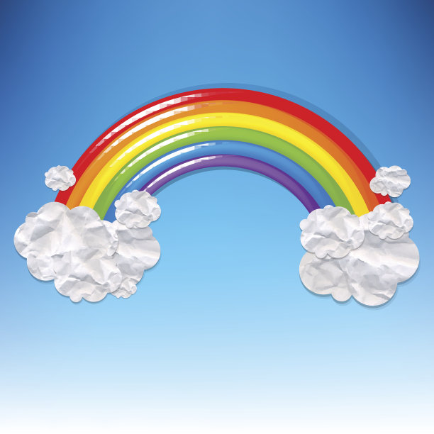 彩云与彩虹素材图片