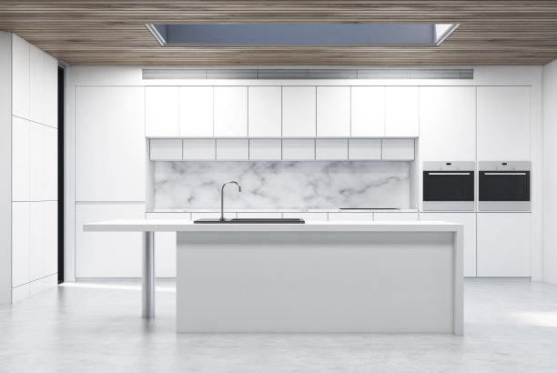 厨房岛、大理石图片下载