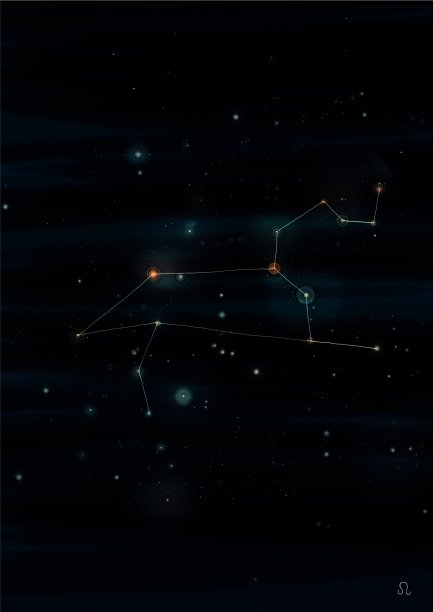 狮子座的星座图片下载