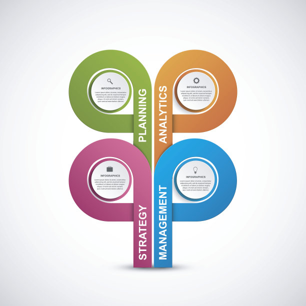 抽象选项信息图形设计模板。图片下载