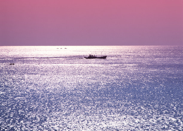 闪亮的大海和钓鱼图片下载