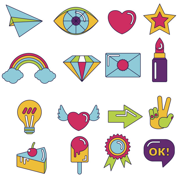 明亮的对象图标图片下载