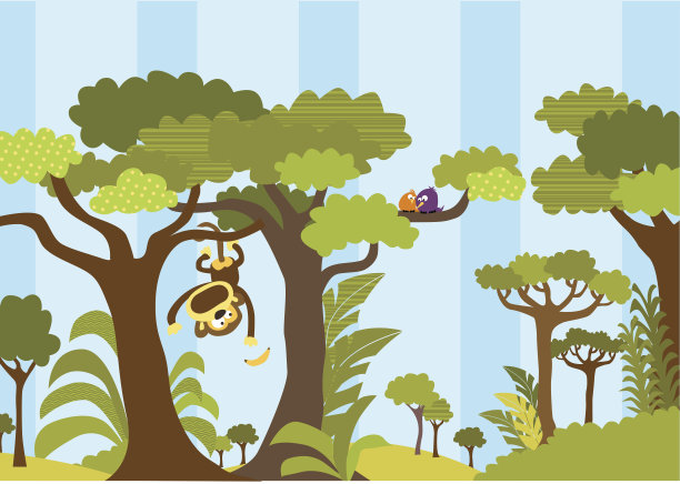 猴子丛林图片下载