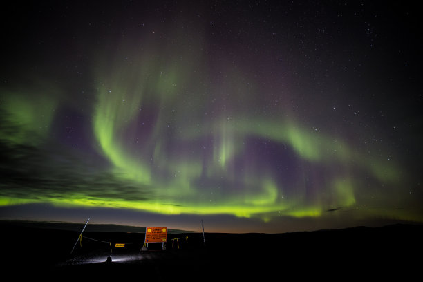 冰岛的北极光图片下载