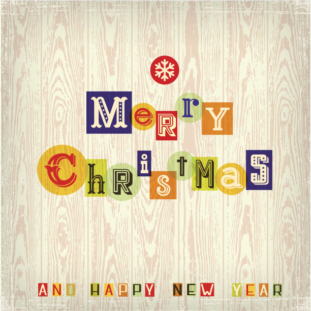 圣诞快乐卡图片下载