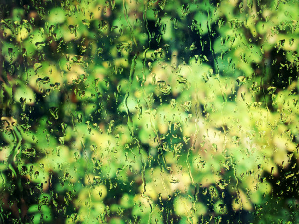 雨打玻璃图片下载