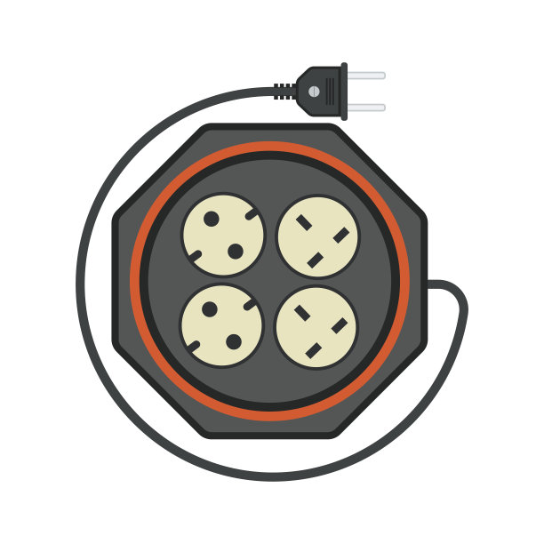 延长线/引线图标。平面向量插图图片下载