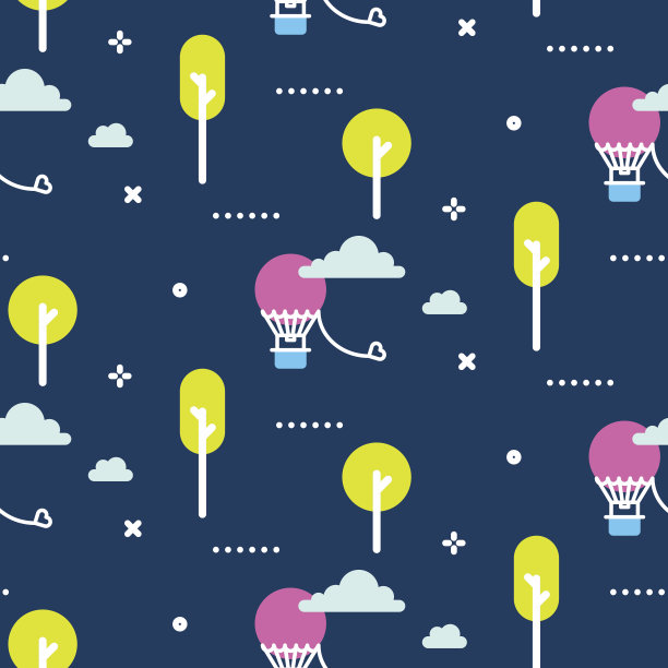 游乐园矢量模式插图图片下载