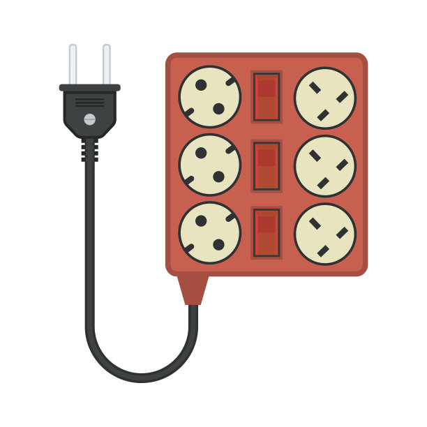 延长线/引线图标。平面向量插图图片下载